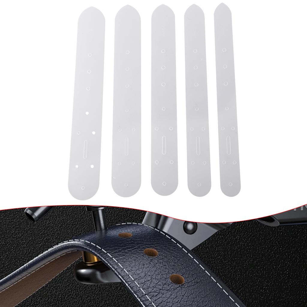 5Pcs Plastic Leather Belt Buckle Head End Orientate Punch Hole Templates Tools Tools Workshop Equipment Home Garden