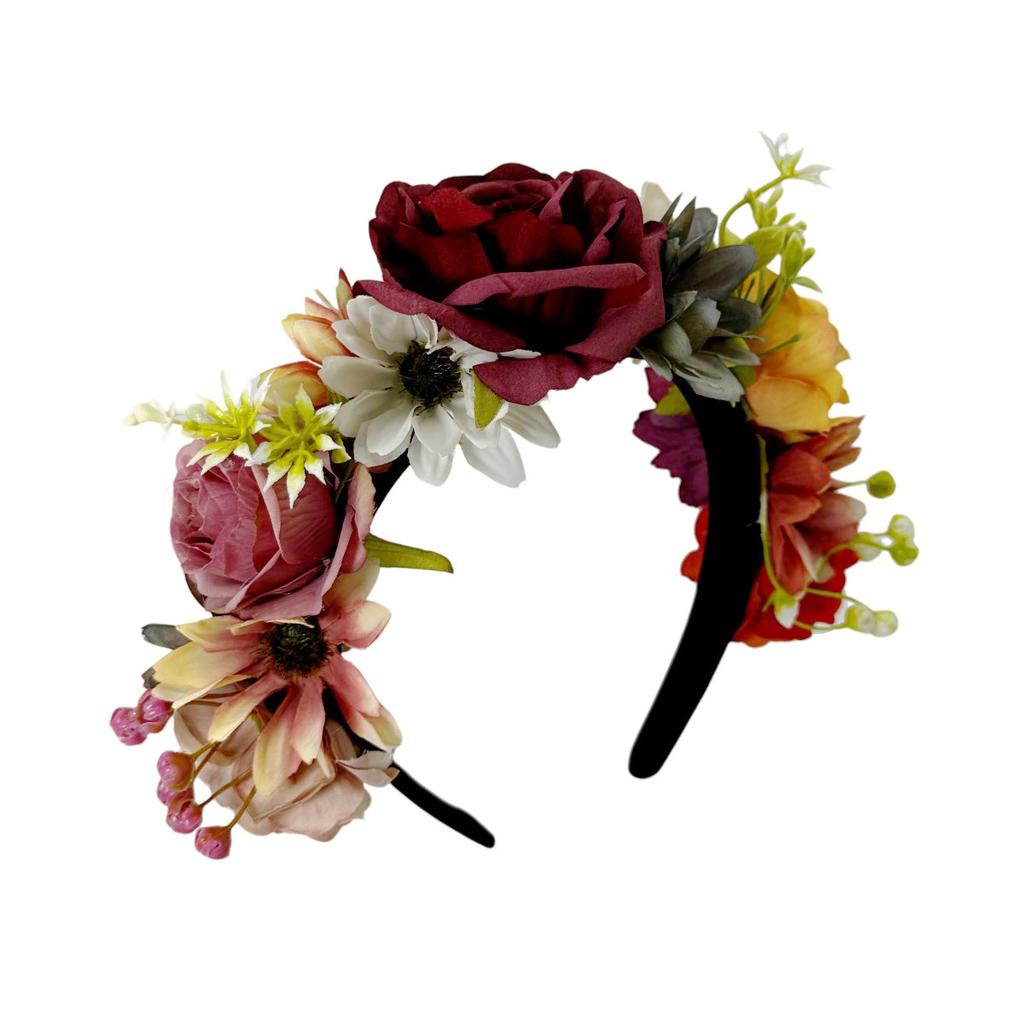 New simulated flower headband Hawaiian bohemian vacation party photo headgear