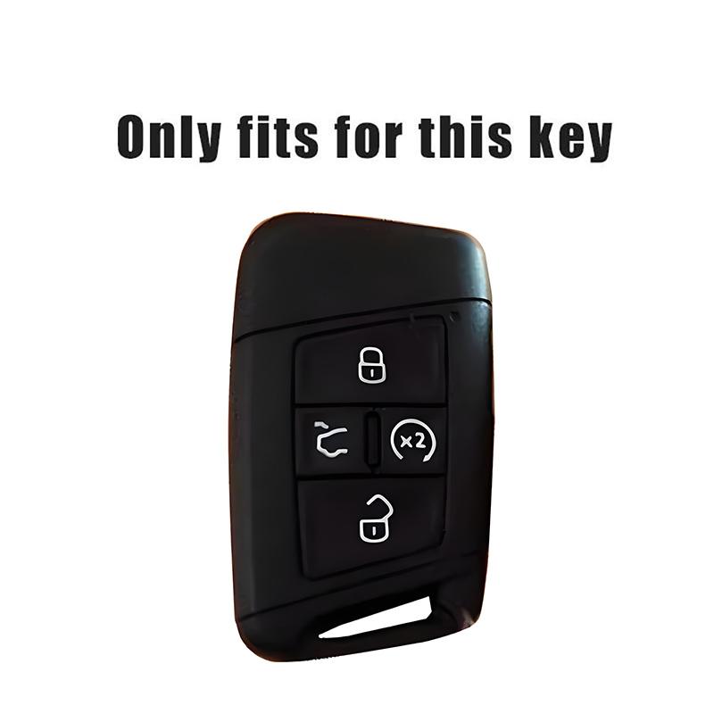For Volkswagen VW Atlas Tiguan Golf 7 Magotan 2018 TPU Smart 5 Buttons Key Case Cover Remote Shell Fob Holder Protector Keychain