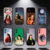 R-Rosalia V-Vila T-Tobella Singer Phone Case For Samsung S25,S24,S21,S22,S23,S30,Ultra,S20,Plus,Fe,Note,5G Black Cover
