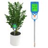 6-in-1 Soil Test Meter PH Meter/Fertility/Temp/Moisture/Sunlight/Humidity Soil Detector for Gardening Farming and Outdoor Plants