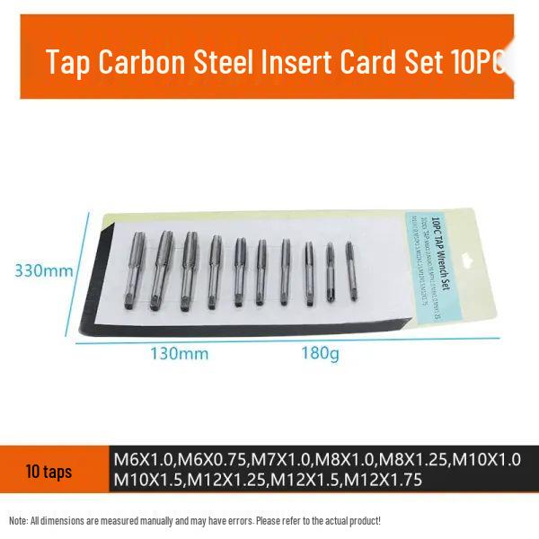 Multi-Spec Tap & Die Set: 12, 20, or 40 Pieces