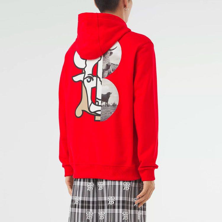 Burberry Sweatshirt Unisex Bright Red 80370821