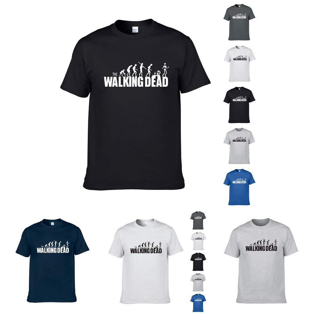The Walking Dead Unisex Short Sleeve Cotton Casual T-shirt Perfect For All Seasons