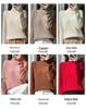 Thick Cable Knit Half-High Neck Wool Pullover Sweater