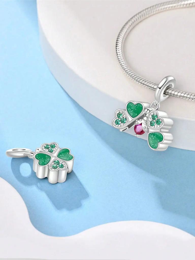 Copper Plated Authentic Charm Bead Charms Life Tree Cactus Potted Plant Bead Charms Compatible With Bracelets Womens Jewellery Gift