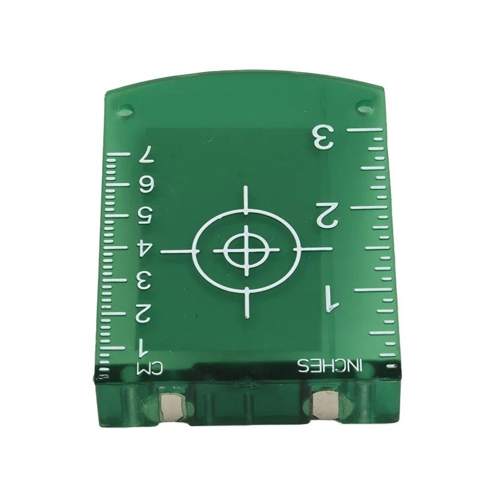 2Pcs Double Scale Line Beam Distance Plate Magnetic Magnetic Target Plate Leveling Board Tool Part