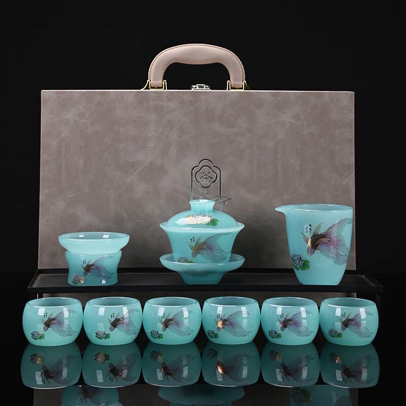 

Dehua Glazed Gongfu Tea Set