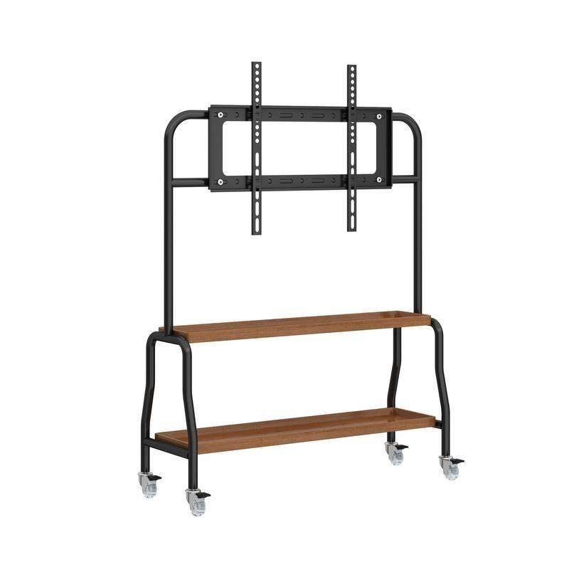 Living Room TV Movable Stand Bedroom Universal Stainless Steel Mobile TV Trolley 43-75 Inch Large Screen Floor Standing Stand