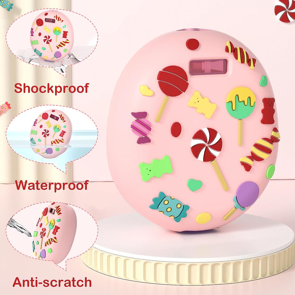 Capa Protetora de Silicone Fofa para Máquina de Bichinho Virtual Tamagotchi Uni 2025 com Cordão de Dedo Capa Macia Anti-Arranhões