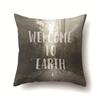 Modern Painted Simple Household Car Polyester Pillow Case Car Decoration Home Printed Waist Pillow Case