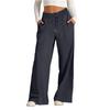 Women's Wide-leg Sweatpants Fashionable Drawstring Loose Sweatpants