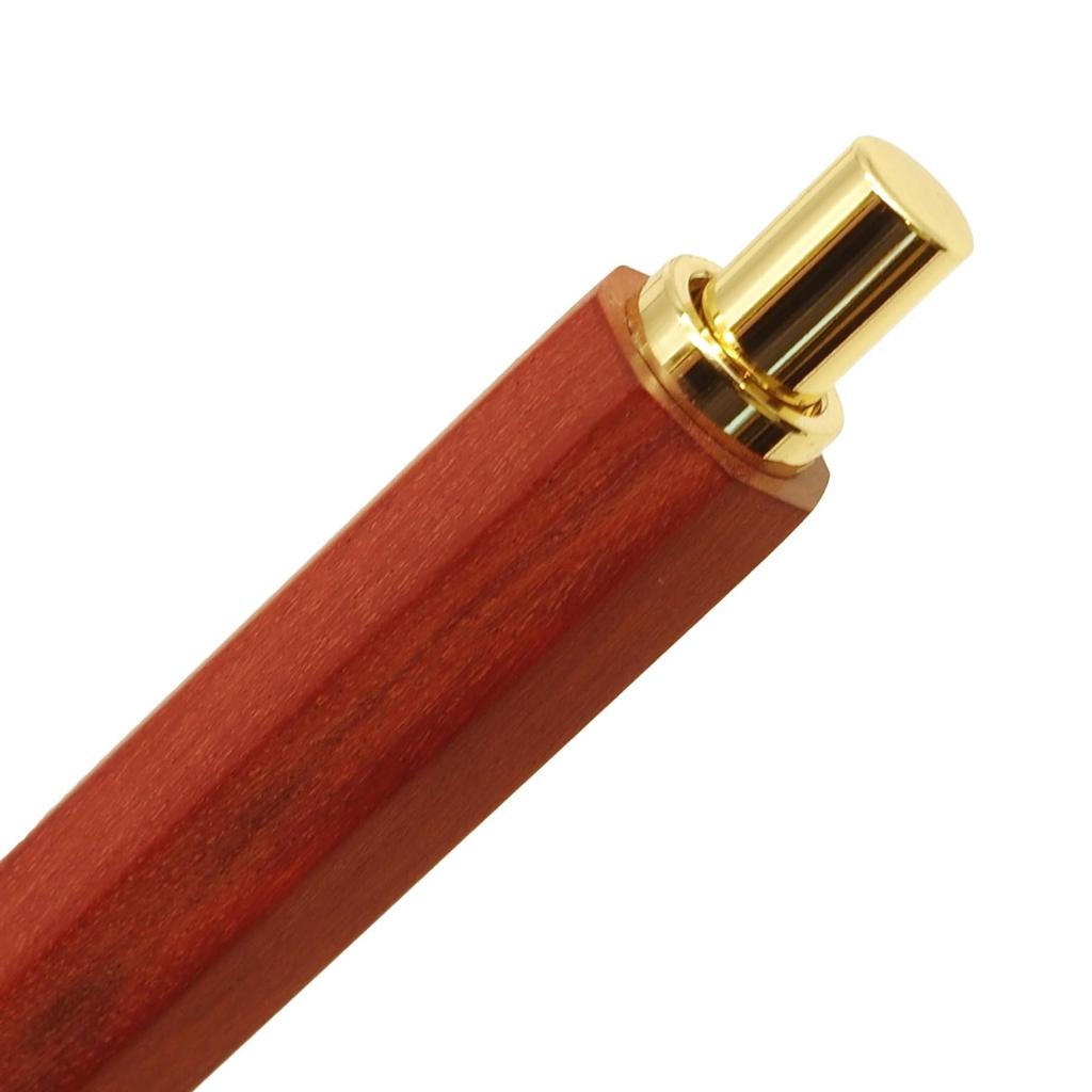 Octagonal Sharp Heart Pen/Red