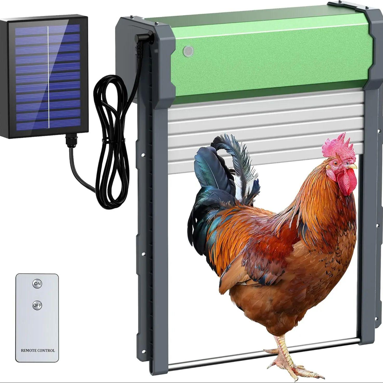 Автоматическая дверь курятника на солнечной энергии: Автоматическая дверь для курятника - Дверь для курятника на солнечной батарее с таймером и датчиком света - Intellig