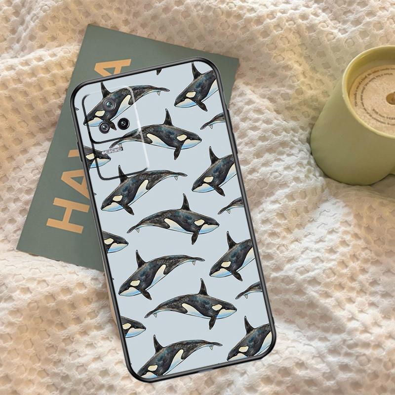 Orcas Killer Whales Case For Xiaomi 13 14 15 Ultra 11T 12T 13T 14T Pro POCO X7 Pro X3 X5 F5 F6 M6 X6 Pro Cover