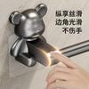 No punching wall drain towel hanger toilet bathroom toilet toilet storage rack towel storage rack