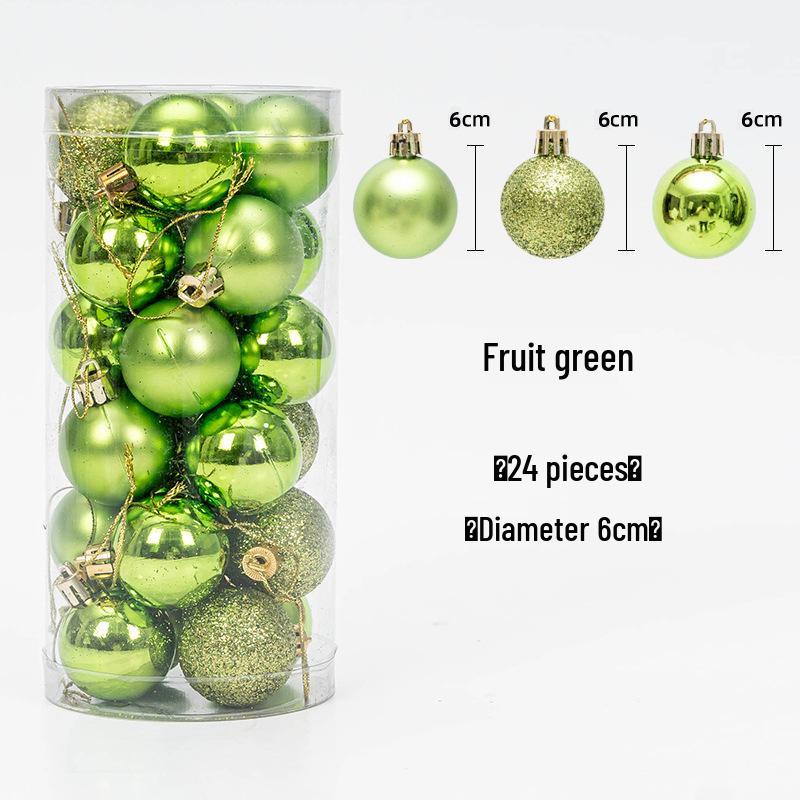 Christmas Tree Hanging Ball Ornaments - Electroplated & Colored Balls for Mall or Bar Ceiling Decoration, Large Bucket Set