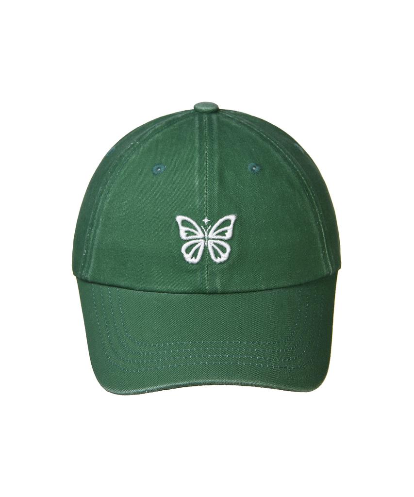 Nigaennikol Vintage Mini Butterfly Ball Cap_Green