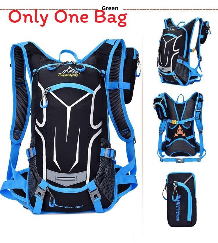 Bike Riding Backpack Waterresistant Polyester Sport Bag For Cycling Enthusiasts