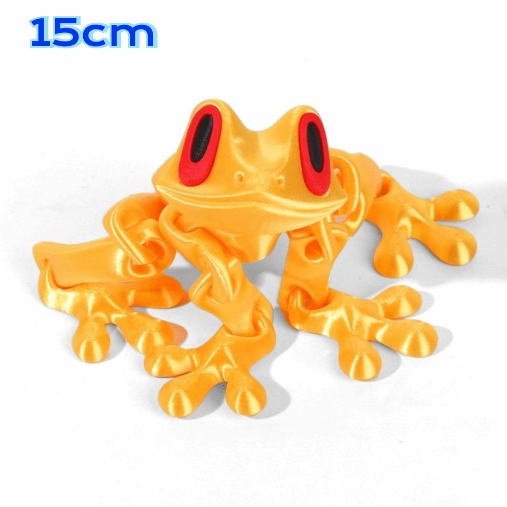 

Реалистичная магнитная игрушка-лягушка, игрушки для снятия стресса, шарнирная прыгающая лягушка, модель, 3D-печатная магнитная лягушка 15cm 8