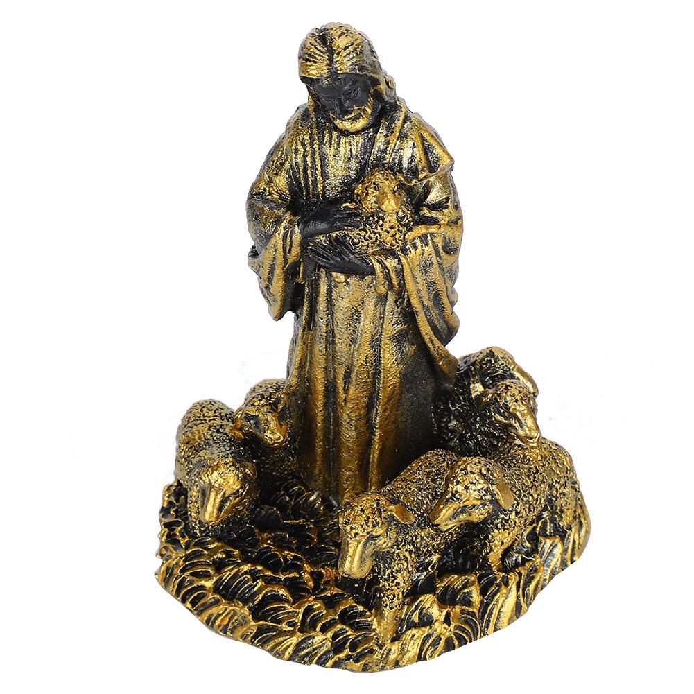 

Смола Статуэтка Иисуса Украшения Религиозная Фигурка Поделки Украшение для Дома Офиса