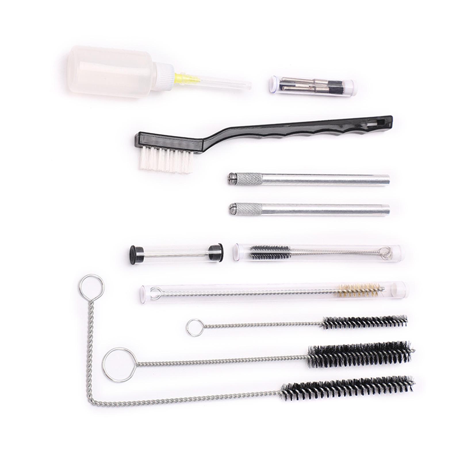 

23 шт., пистолеты-распылители, набор щеток для чистки, чистящие мини-кисти и иглы для инструментов для ремонта насадок аэрографа