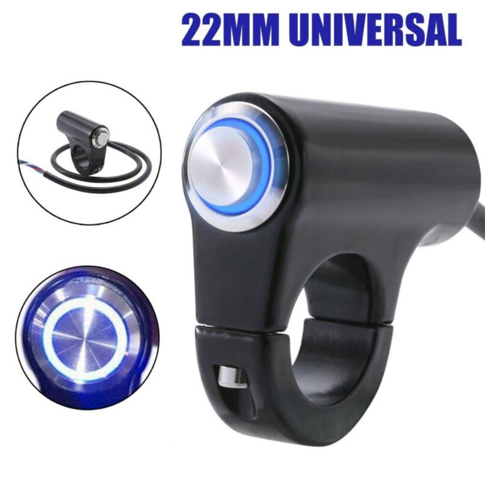 DC 12V Motorcycle Handlebar Switch ON/OFF Light Push Button  Universal Applicationsories