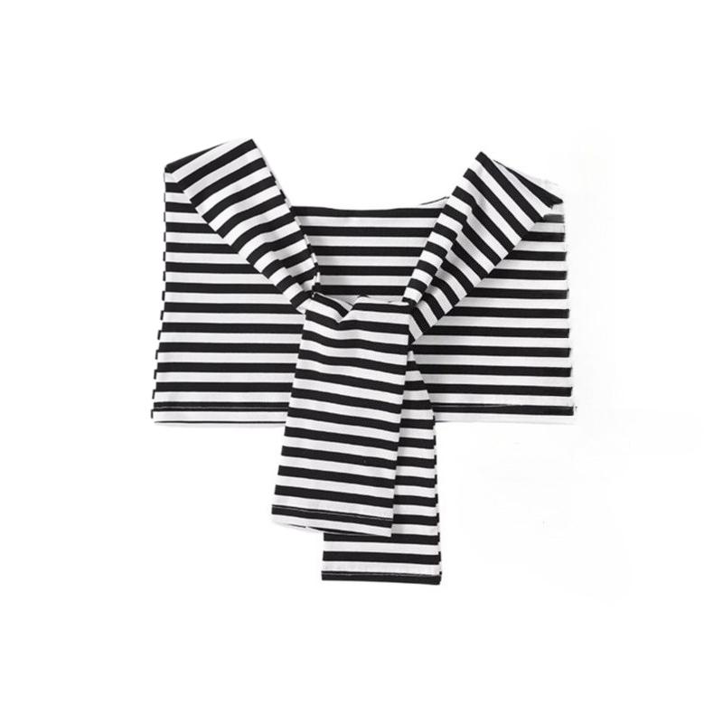 

Summer Striped Pure Cotton Square Shawl Women Cotton Indoor Anti-Cool Air Elegant Cape Scarf Wrap Light Shoulder Back Cover