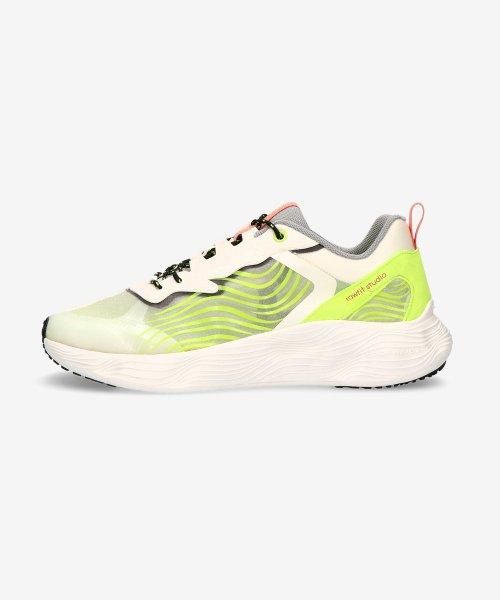 [LOFIT STUDIO] Женские беговые кроссовки Breeze Pop Неоновый Кремовый [RF222RN05] 230