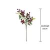 Christmas Olive Berry Branch Artificial Flower Home Decoration MW30333