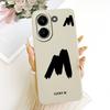 For Xiaomi Redmi Turbo 5 Max Case Luxury Lucky Letters Cover Soft TPU Matte Phone Case For Redmi Turbo 5 Turbo5 Max Fundas Coque