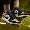New Jordan 1 Low Gold Toe GS CQ9487-700