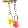1PC Parrot Bell Toys Birds Chewing Hanging Swing Cage Toy Bite Accessories Parakeet Beads Cockatiel Play Pet Bird Supplies