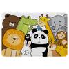 Cartoon Animal PVC Home Floor Mat Entry Door Dirt-resistant Wire Ring Entrance Door Scraping Dust Dust Anti-slip Mat
