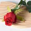 Artificial Rose Branch with Stem Green Leaves Home Wedding Party Faux Flower Floral Arrangement Indoor