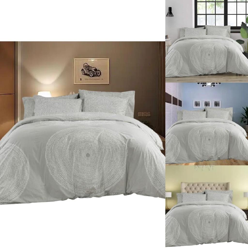 Round Pattern Digital Print 3d Bedding Set Duvet Cover Pillowcase For Bed