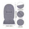 1-Hole Ski Mask Knitted Face Cover Adult Winter Balaclava Full Face Mask For Winter Outdoor Sports