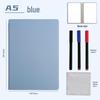 A4 Erasable Whiteboard Notebook: Portable A5 Writing & Memo Board for Learning and Drafting