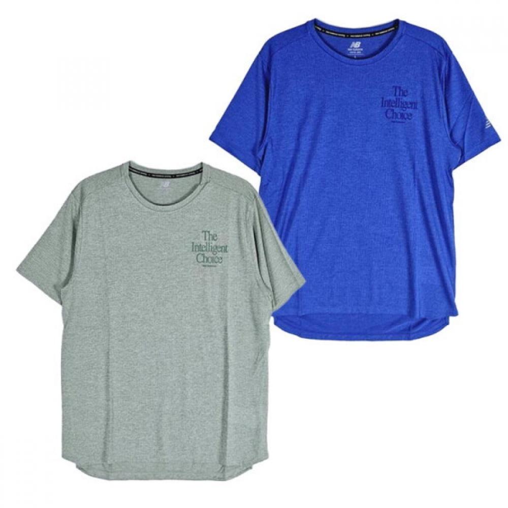 

New Balance Мужская графическая футболка для бега ImpacT Run nbned4S071 (50)Blue/100(L)