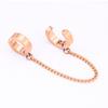 Stainless Steel Clip-on Fake Earrings Non-piercing Earcuff Ear Clip Earrings Without Piercing Punk Personality Jewelry