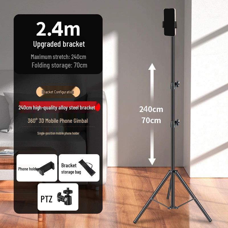Tragbares multifunktionales höhenverstellbares Fotostativ für Reise-Selfies