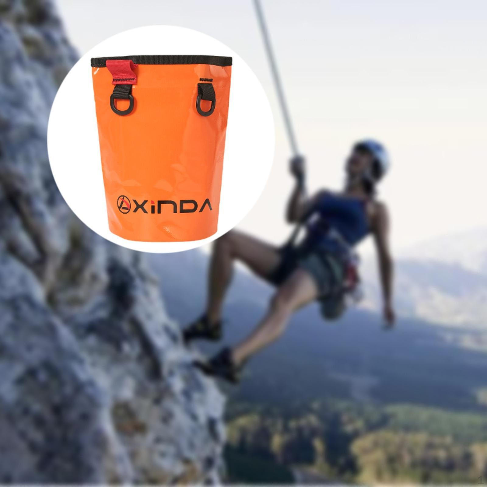 

Водонепроницаемая сумка для инструментов, ведро емкостью 4 л, прочный, портативный, легкий, органайзер для высотных работ оранжевый