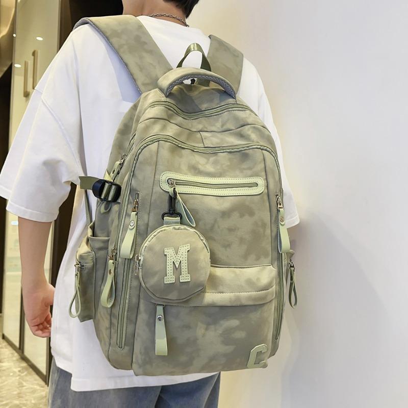 Trendy Unisex Backpacks Water-Resistant Daypacks with Multiple Pockets Large Capacity Rucksacks for Travel & College