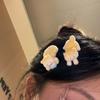 2/4 pcs Soft Plush Bang Side Clips Happy Cat Duckbill Clips Cute Flocking Cat Hair Clips  Daily