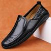 Genuine Leather Male Slip on Loafers Breathable Moccasins Driving Design Casual Shoes for Men Leisure Walk Man Business Footwear