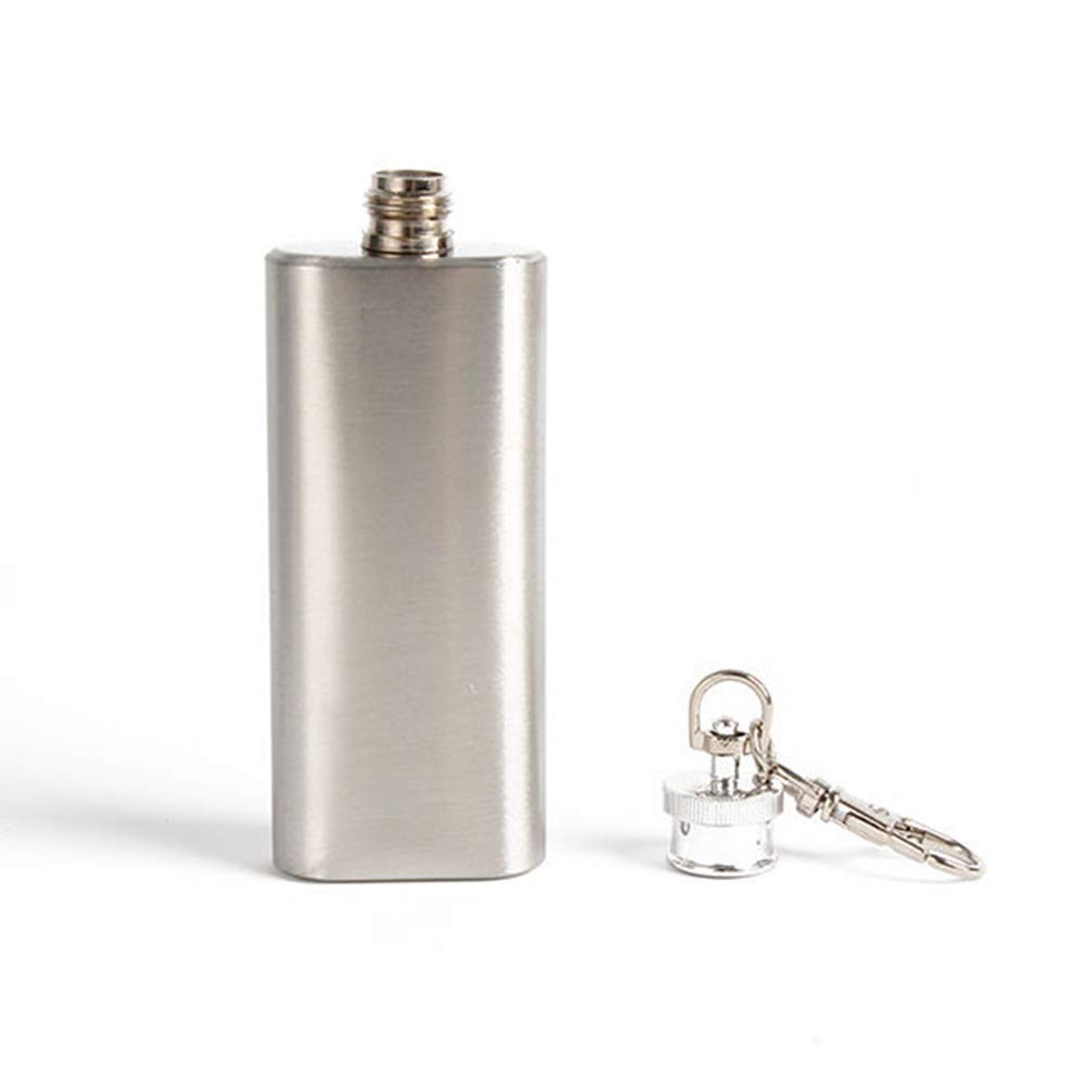 Audiophile Skittles Hip Flask Stainless Steel Bottle Cap with Keychain