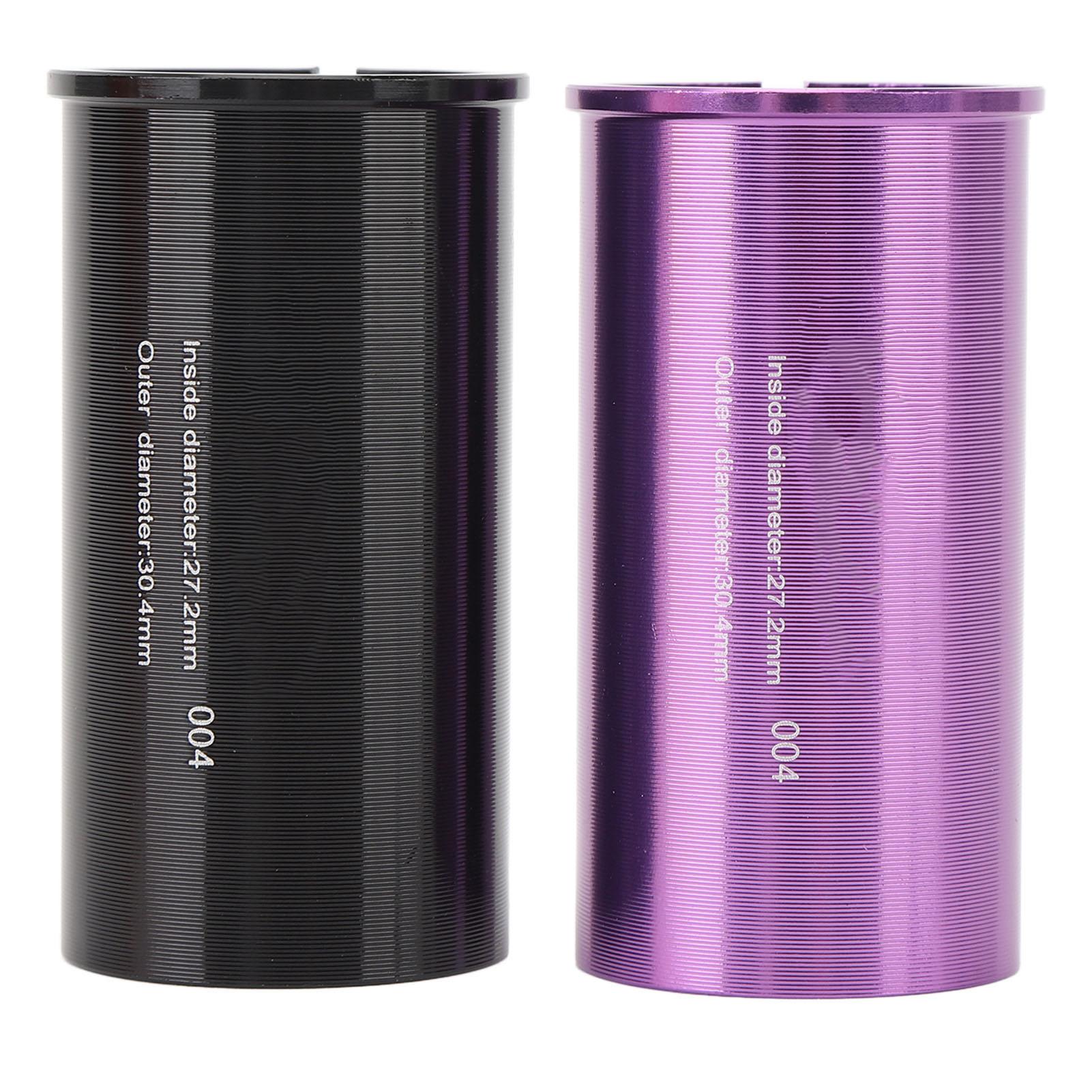 

Адаптер для трубы подседельного штыря, алюминиевый сплав, обработанный на станке с ЧПУ, циклическая текстура, редукционная втулка подседельного штыря 27.2-30.4mm