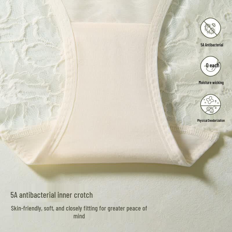 Women's Sexy Lace Mid-Waist Underwear