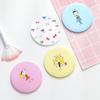 Cartoon Mini Round Mirror Makeup Mirror Company Office Travel Portable Round Creative Cute Multiple Pattern Portable Mirror