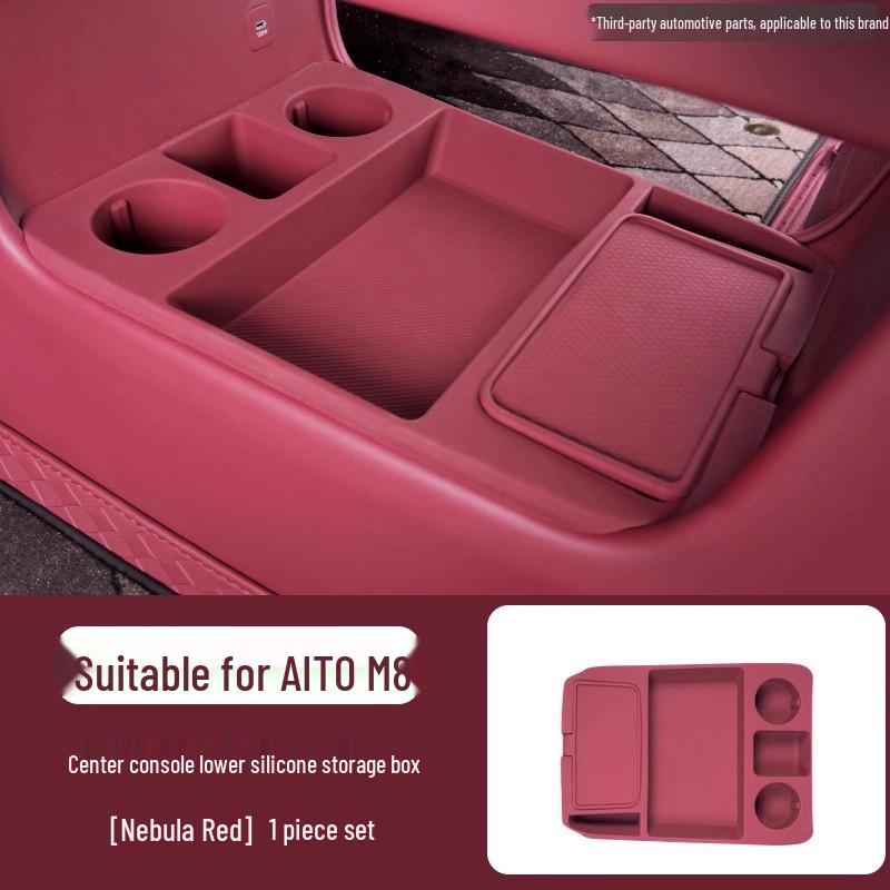AITO M8 Center Console Silicone Storage Organizer